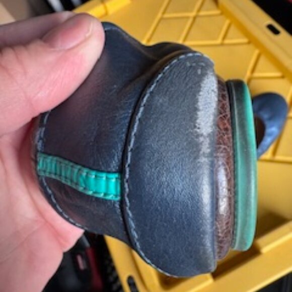 Tieks by Gavrieli Metallic Blue, Size 11 - Picture 11 of 12